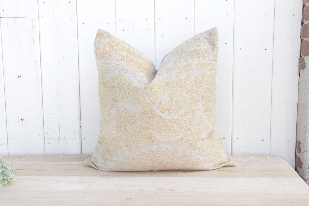 Nomadic Large Vintage Suzani Pillow