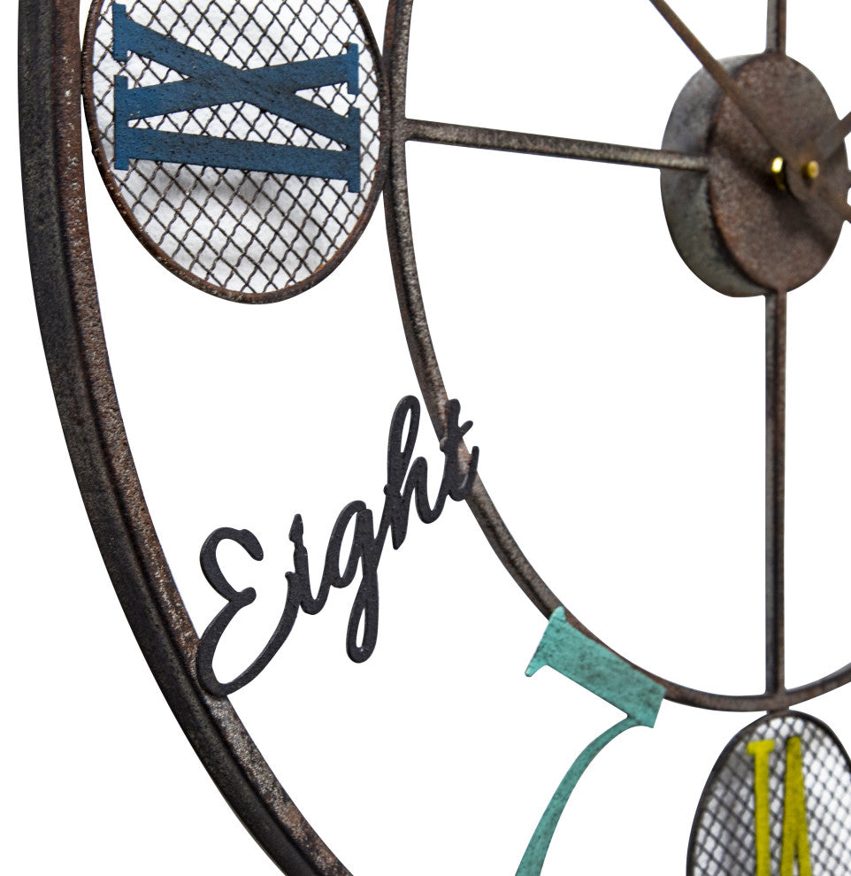 Whimsical Design Wall Clock