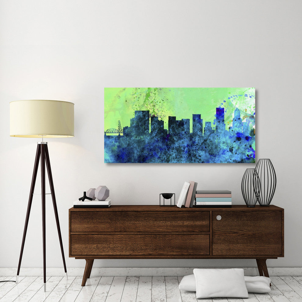 "Portland City Skyline" Fine Art Print