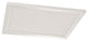 Lugano 24"x24" LED Flush Mount, White