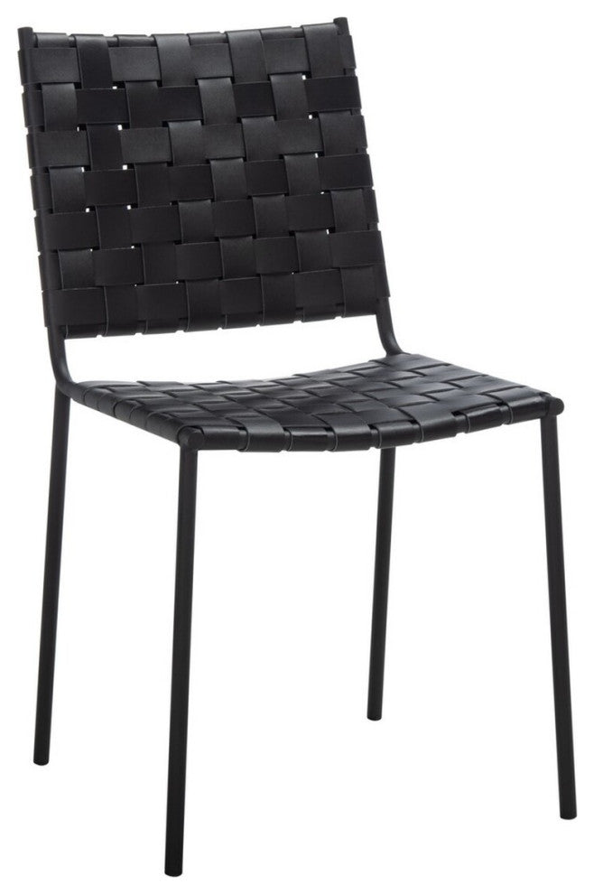 Safavieh Wesson Woven Dining Chair, Black