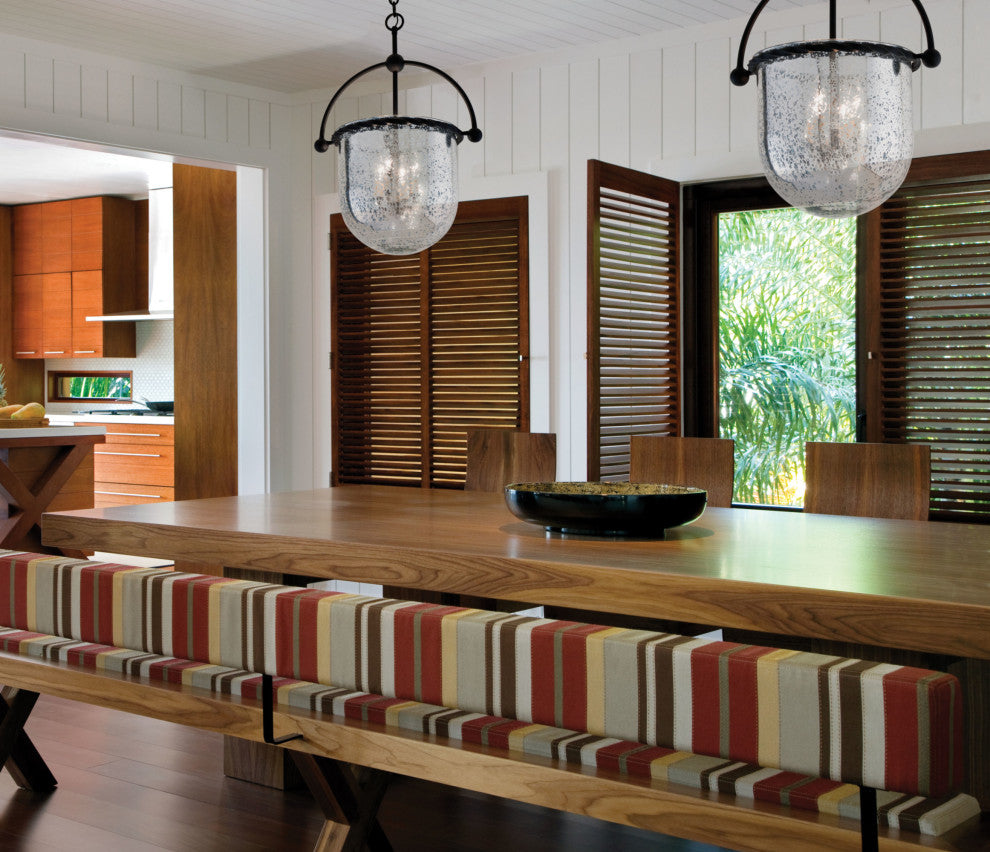 Troy Lighting F2564 Mercury 3 Light 17" Urn Pendant - Old Iron