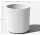 Veradek Demi Series Planter, White, 20", 2 Pack