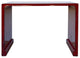 Gloss Brick Blood Red Lacquer Rectangular Console Foyer Side Table