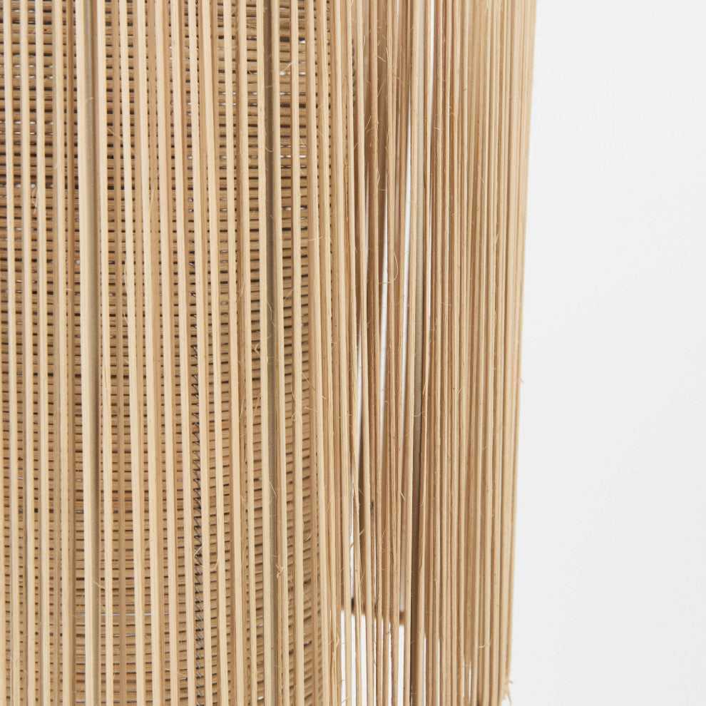 Aviario Natural Cane Cylindrical Pendant Light