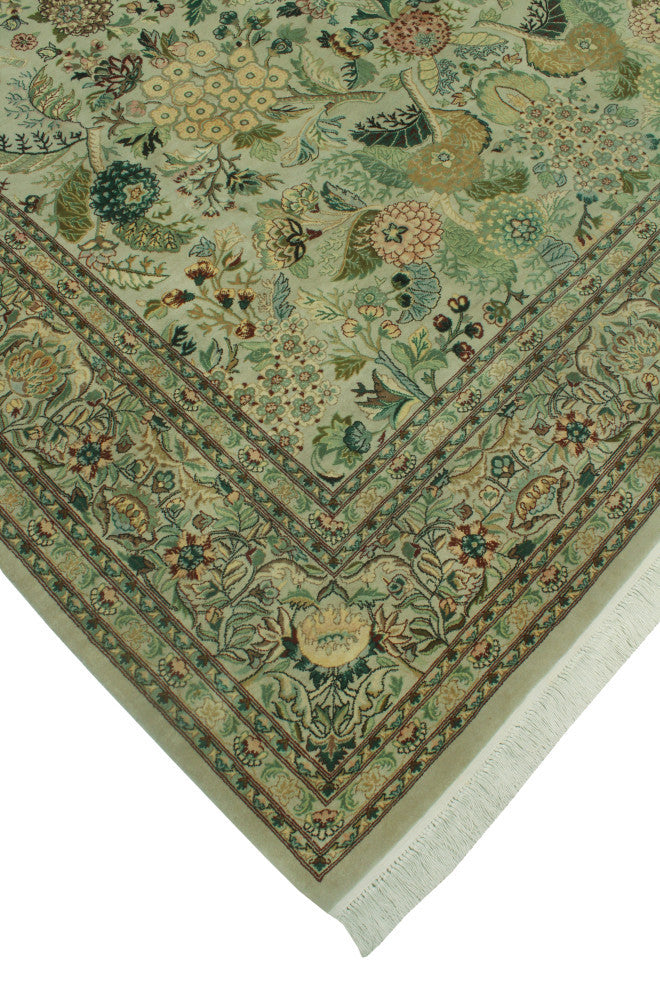 Pak-Persian Suzette Bone Gray/Gold Rug, 8'2x10'2