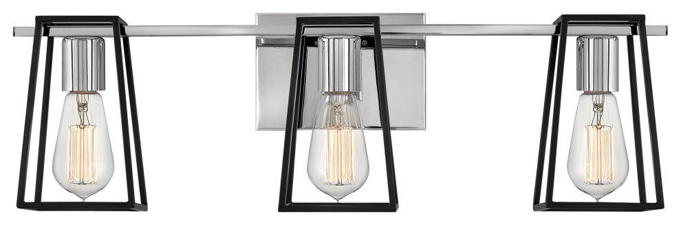Hinkley Lighting 5163 Filmore 3 Light 24"W Bathroom Vanity Light - Chrome /