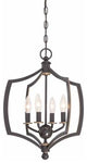 Minka-Lavery Middletown Four Light Mini Chandelier 4374-579