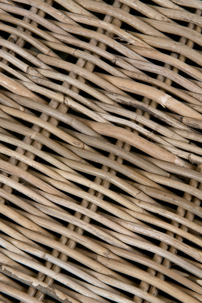 East at Main Bromley Gray Rattan Round Coffee Table