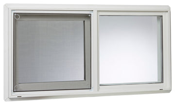 32x16 Vinyl Left, Hand Sliding Window with Dual Pane Insulated Glass
