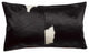 HomeRoots 12" x 20" x 5" Black and White Torino Kobe Cowhide Pillow