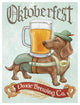 "Beer Dogs III" Digital Paper Print by Mary Urban, 38"x50"