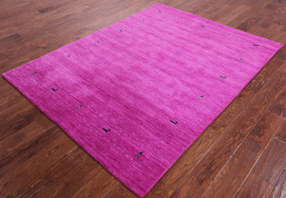 Persian Gabbeh Handmade Wool Rug 5' 0" X 7' 0" - Q15052
