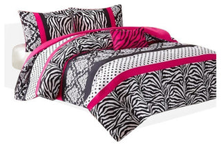 Mi Zone Microfiber Printed Comforter Set, Twin/Twin Xl