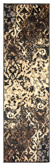 Surya Paramount PAR-1066 5'3"x7'9" Rug, Black/Khaki/Dark Brown/Gray/Beige