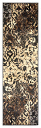 Surya Paramount PAR-1066 5'3"x7'9" Rug, Black/Khaki/Dark Brown/Gray/Beige