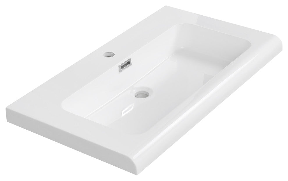 32" Solid Surface Resin Streamline K-1108-32 Vanity Top