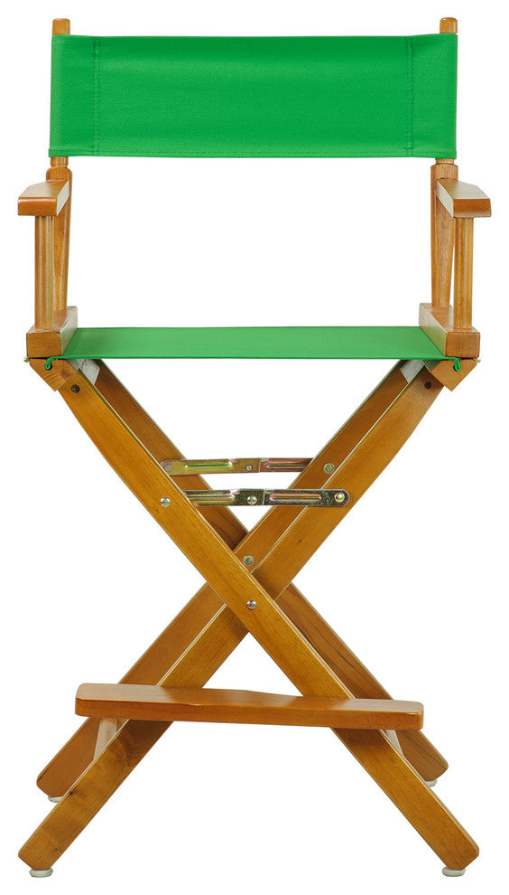 024" Director's Chair Honey Oak Frame-Green Canvas