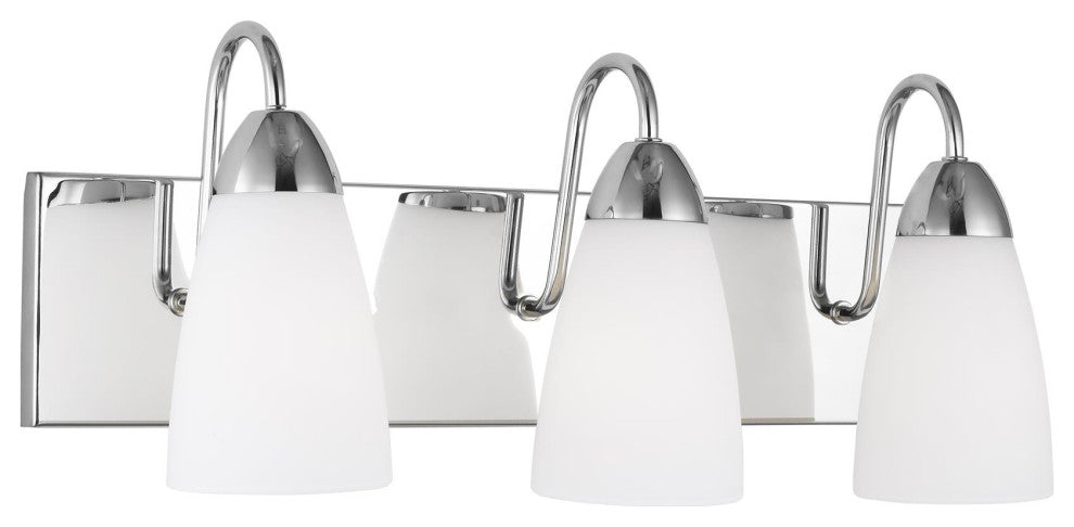 Seville 3-Light Wall/Bath, Chrome