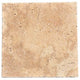 12 X 12 Walnut Travertine Tumbled Field Tile