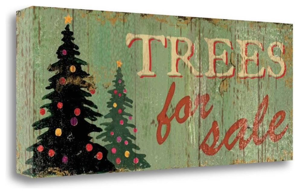 "Trees For Sale" By Daphne Brissonnet, Giclee Print on Gallery Wrap Canvas