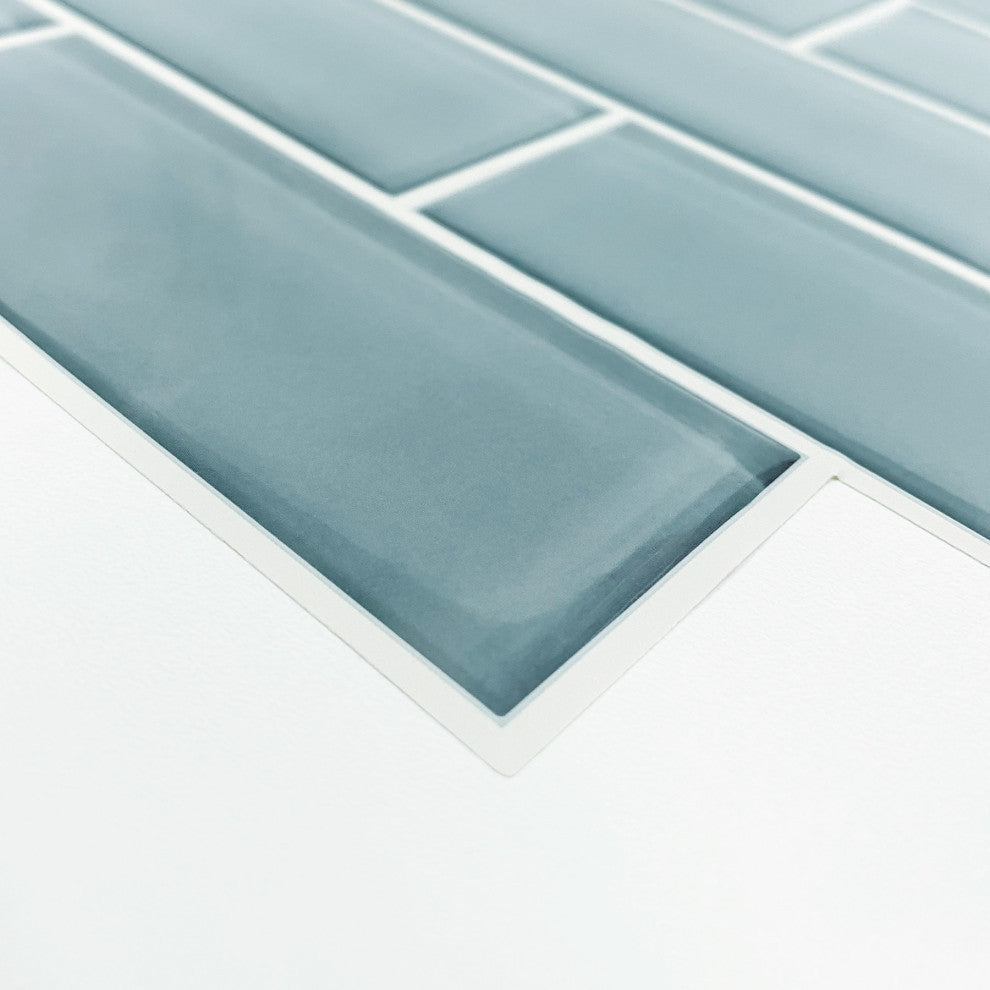 Blue Seaglass Sticktile