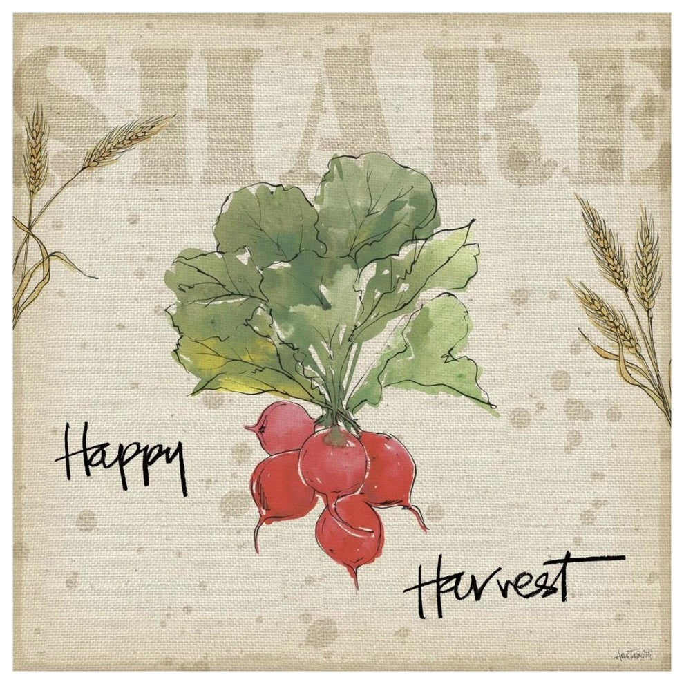 "Farmers Feast Harvest II" Digital Paper Print by Anne Tavoletti, 38"x38"
