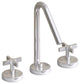 Metrohaus Lavatory Widespread, Brushed Nickel