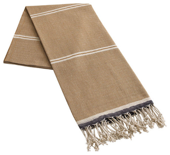 Mykonos Pestemal Turkish Beach Towel, Cinnamon