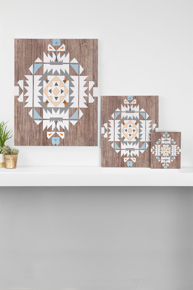 Deny Designs Iveta Abolina Cream Tribal Art Canvas