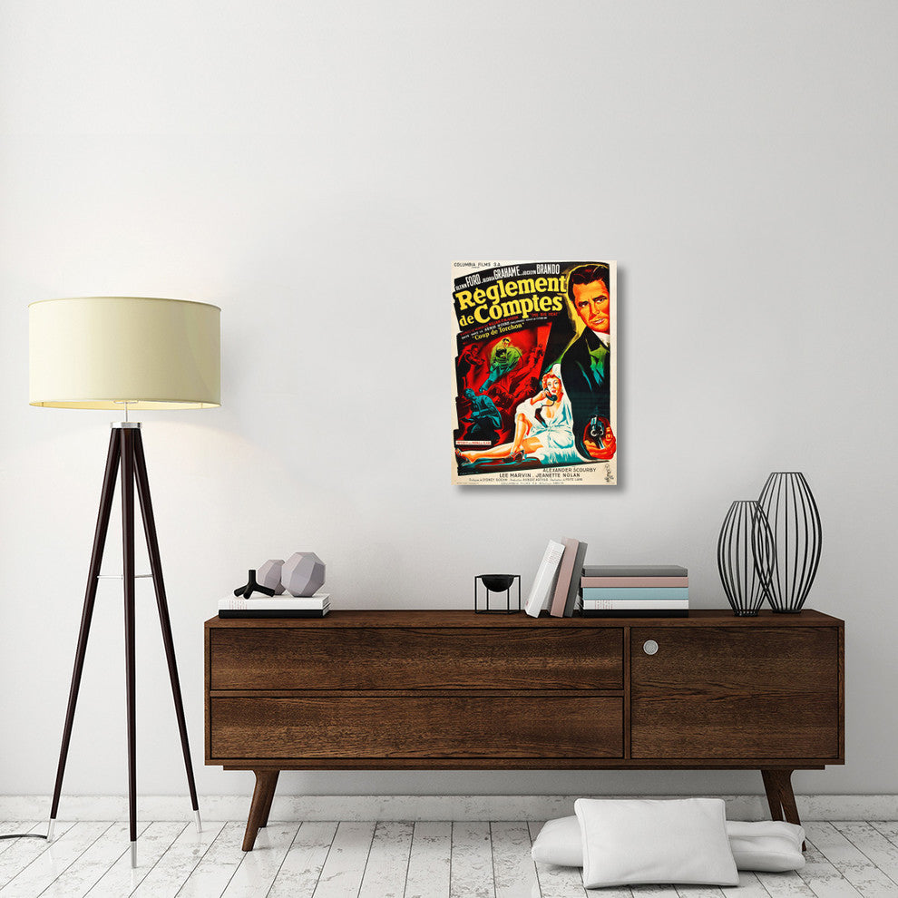 "French - Big Heat" Stretched Canvas Giclee by Hollywood Photo Archive, 22x30"