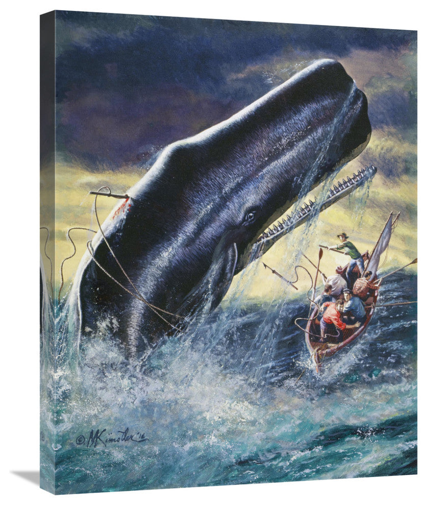 "Out of the Sea" Stretched Canvas Giclee by Mort Kunstler, 22x28"