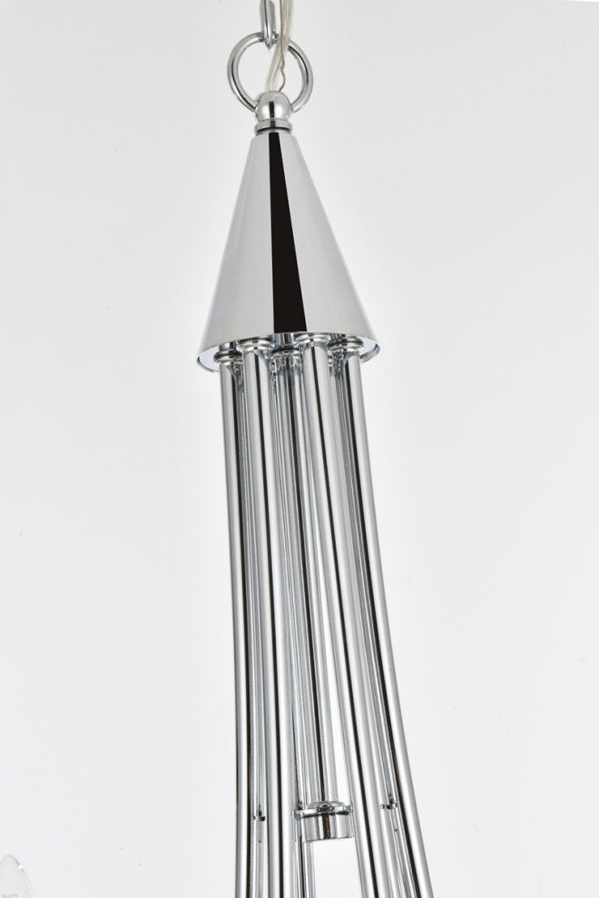 Home Living 42" Chandelier, Chrome