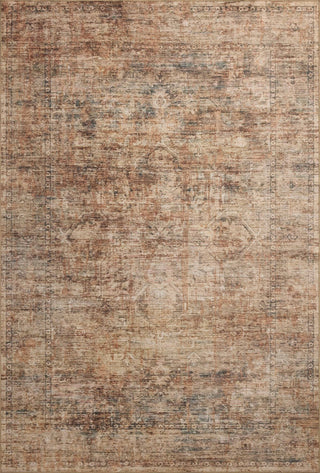 Loloi Washable Anniston Clay/Charcoal Rug, 6'x9'