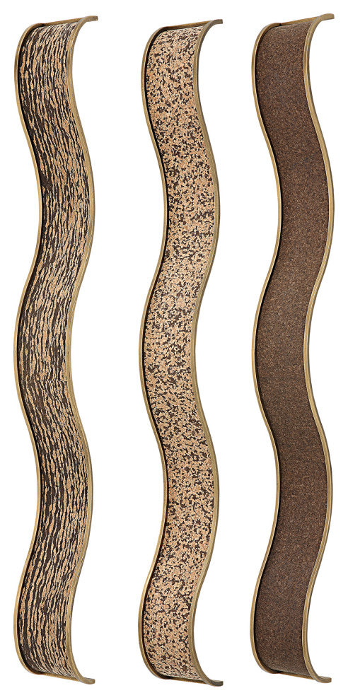 Uttermost Valdivia Serpentine Wall Decor, 3-Piece Set