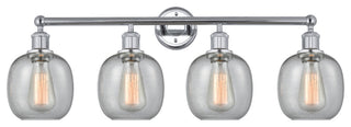 Belfast 33" Bath Vanity Light, Polished Chrome, Seedy Shade