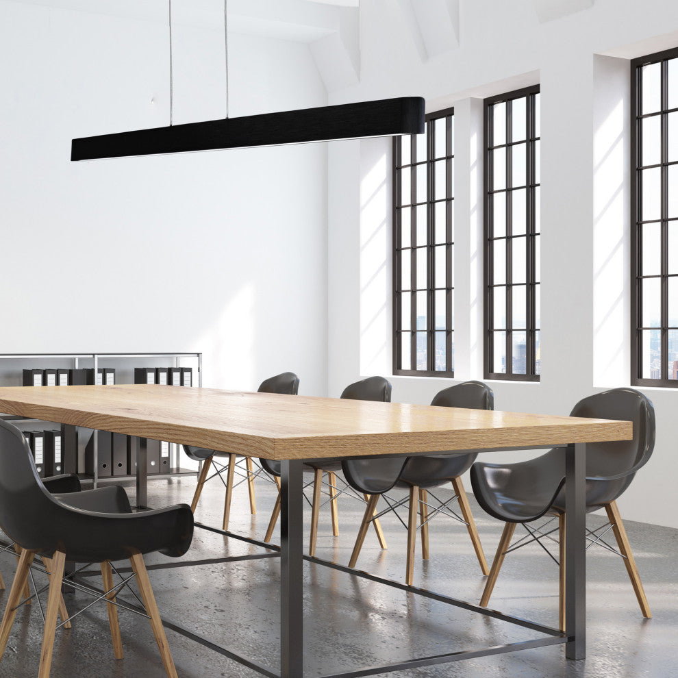 Volo LED Pendant 3000K, Black, 75"