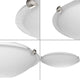Linen Dome Collection 12-1/4, 2-Light Brushed Nickel Etched Linen Flush Light
