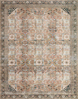 Durable Printed Wynter Area Rug by Loloi, Auburn/Multi, 2'-3" X 3'-9"