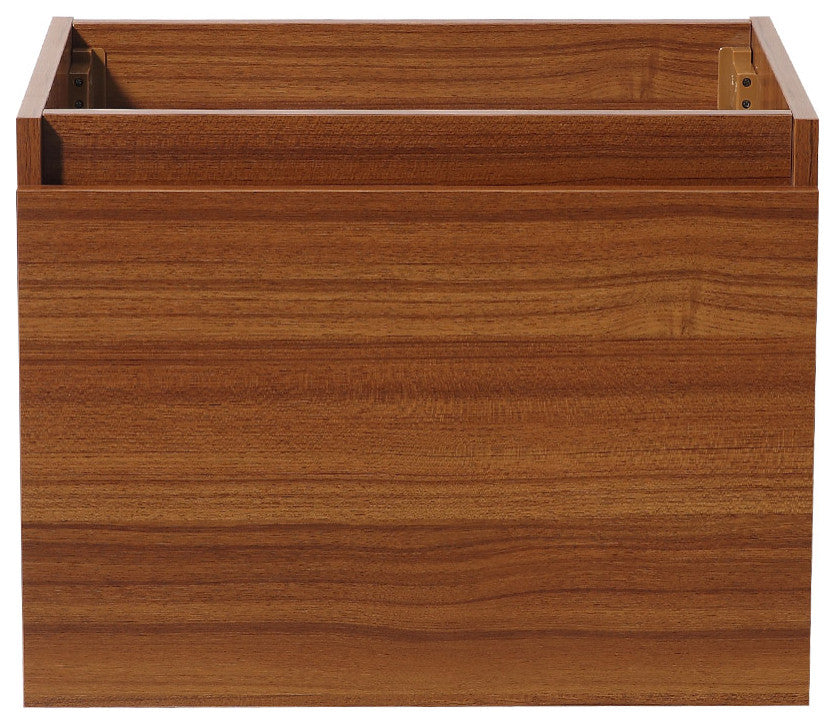 Nano 24" Bathroom Cabinet, Base: Teak, Base Only