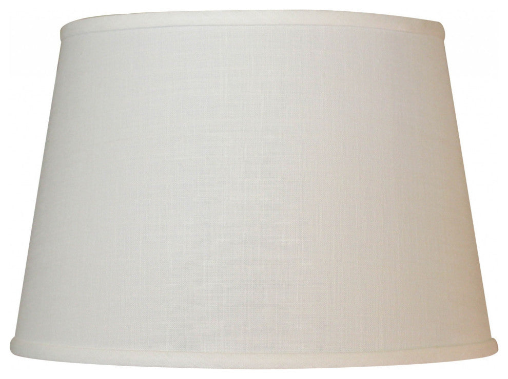 16" Ivory Throwback Drum No Slub Lampshade