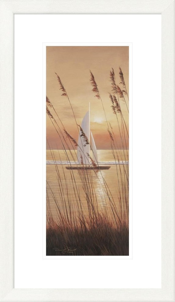 "At Last" Framed Digital Print by Diane Romanello, 17"x29"