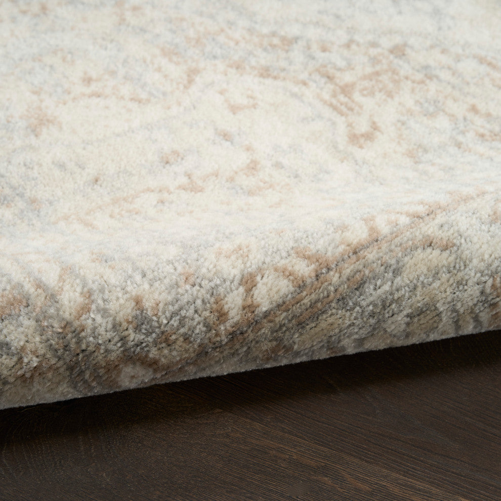 Nourison Quarry 3'9" x 5'9" Beige Vintage Indoor Rug