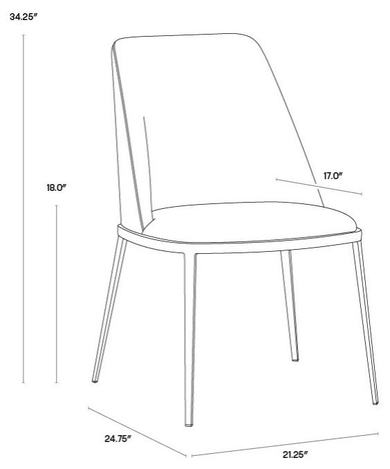 Dover Dining Chair, Napa Stone / Polo Club Stone, Set of 2