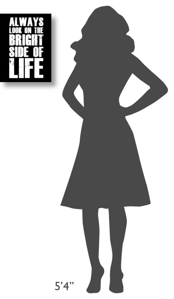 "Bright Side of Life Poster Poster Black" Fine Art Print