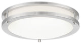 Minka Lavery LED Flush Mount, Brushed Nickel
