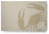 Crab Dip Nautical Chenille Rug
