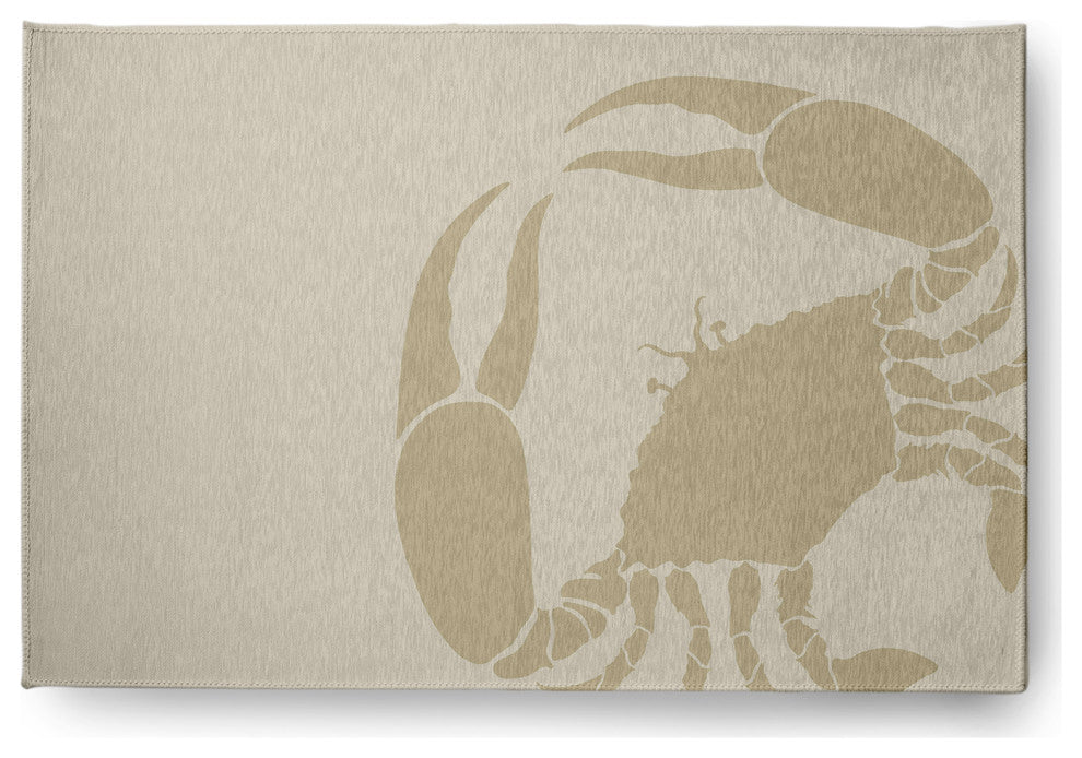 Crab Dip Nautical Chenille Rug