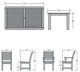 Weatherly 7-Piece Rectangle Dining Set, Coastal Teak