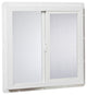 24x24 Vinyl Utility Left, Hand Sliding Window with Dual Pane Insulated Glass